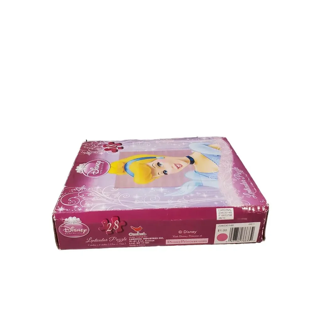 Disney Princess Puzzle Belle Cinderella Snow White Lenticular Puzzle